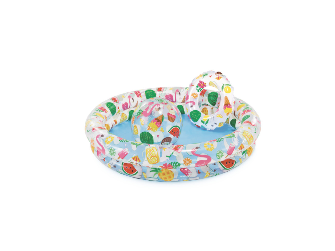 Intex Just So Fruity Kiddie Pool Set | Fast Delivery Across Qatar Intex Just So Fruity Kiddie Pool Set | Fast Delivery Across Qatar